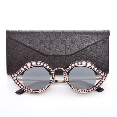 gucci cat eye sunglasses pink